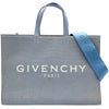 ジバンシィ GIVENCHY Gトート ライトブルー キャンバス レディース トートバッグ