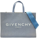 ジバンシィ GIVENCHY Gトート ライトブルー キャンバス レディース トートバッグ
