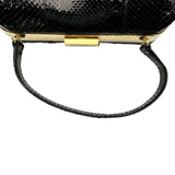 ジバンシィ GIVENCHY ハンドバッグ ブラック パイソン レディース ハンドバッグ