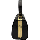 ジバンシィ GIVENCHY ハンドバッグ ブラック パイソン レディース ハンドバッグ