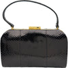 ジバンシィ GIVENCHY ハンドバッグ ブラック パイソン レディース ハンドバッグ