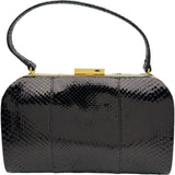 ジバンシィ GIVENCHY ハンドバッグ ブラック パイソン レディース ハンドバッグ