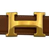 エルメス HERMES コンスタンス ベルト 65cm 〇X刻印 ゴールド ゴールド金具 クシュベル レディース ベルト