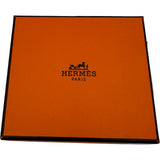 エルメス HERMES バスティア ヴェルソ B刻印 オレンジ/ライム エプソン ユニセックス コインケース