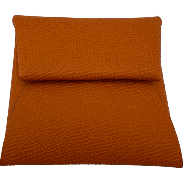 【新品】エルメス バスティア ヴェルソ 小銭入れ オレンジ✖️ライム イエロー エルメス HERMES バスティア ヴェルソ B刻印 オレンジ/ライム エプソン