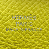 エルメス HERMES バスティア ヴェルソ B刻印 オレンジ/ライム エプソン ユニセックス コインケース