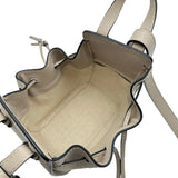 ロエベ LOEWE ハンモック ミニ 051934 ベージュ レザー/キャンバス レディース ショルダーバッグ