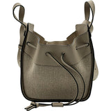 ロエベ LOEWE ハンモック ミニ 051934 ベージュ レザー/キャンバス レディース ショルダーバッグ