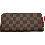 ルイ・ヴィトン LOUIS VUITTON ポルトフォイユ・クレマンス N60534 ブラウン ダミエ ユニセックス 長財布