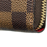 ルイ・ヴィトン LOUIS VUITTON ポルトフォイユ・クレマンス N60534 ブラウン ダミエ ユニセックス 長財布