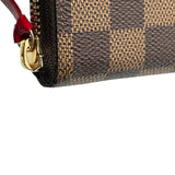 ルイ・ヴィトン LOUIS VUITTON ポルトフォイユ・クレマンス N60534 ブラウン ダミエ ユニセックス 長財布