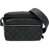 ルイ・ヴィトン LOUIS VUITTON アウトドアメッセンジャー M30233 ブラック タイガ・モノグラム・エクリプス メンズ ショルダーバッグ