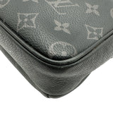 ルイ・ヴィトン LOUIS VUITTON アウトドアメッセンジャー M30233 ブラック タイガ・モノグラム・エクリプス メンズ ショルダーバッグ