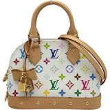 ルイ・ヴィトン LOUIS VUITTON アルマBB 村上隆 M13078 ブロン モノグラムマルチカラー レディース ショルダーバッグ