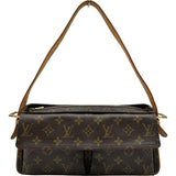 ルイ・ヴィトン LOUIS VUITTON ヴィバ・シテMM M51164 ブラウン モノグラム・キャンバス レディース ハンドバッグ
