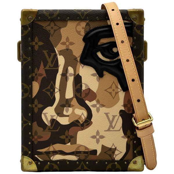 ルイ・ヴィトン LOUIS VUITTON ヴェルティカルクランチボックス M10247 ブラウン モノグラムキャンバス メンズ ショルダーバッグ ルイ・ヴィトン LOUIS VUITTON ヴェルティカルクランチボックス M10247