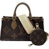 ルイ・ヴィトン LOUIS VUITTON オンザゴーEW M46653 ブラウン ジャイアント・リバース レディース ショルダーバッグ