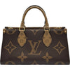 ルイ・ヴィトン LOUIS VUITTON オンザゴーEW M46653 ブラウン ジャイアント・リバース レディース ショルダーバッグ