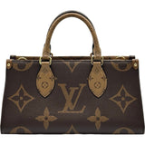 ルイ・ヴィトン LOUIS VUITTON オンザゴーEW M46653 ブラウン ジャイアント・リバース レディース ショルダーバッグ