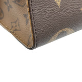 ルイ・ヴィトン LOUIS VUITTON オンザゴーEW M46653 ブラウン ジャイアント・リバース レディース ショルダーバッグ
