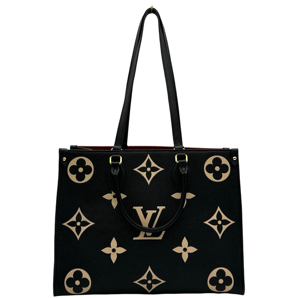 ルイ・ヴィトン LOUIS VUITTON オンザゴーMM M45495 ノワール/ベージュ