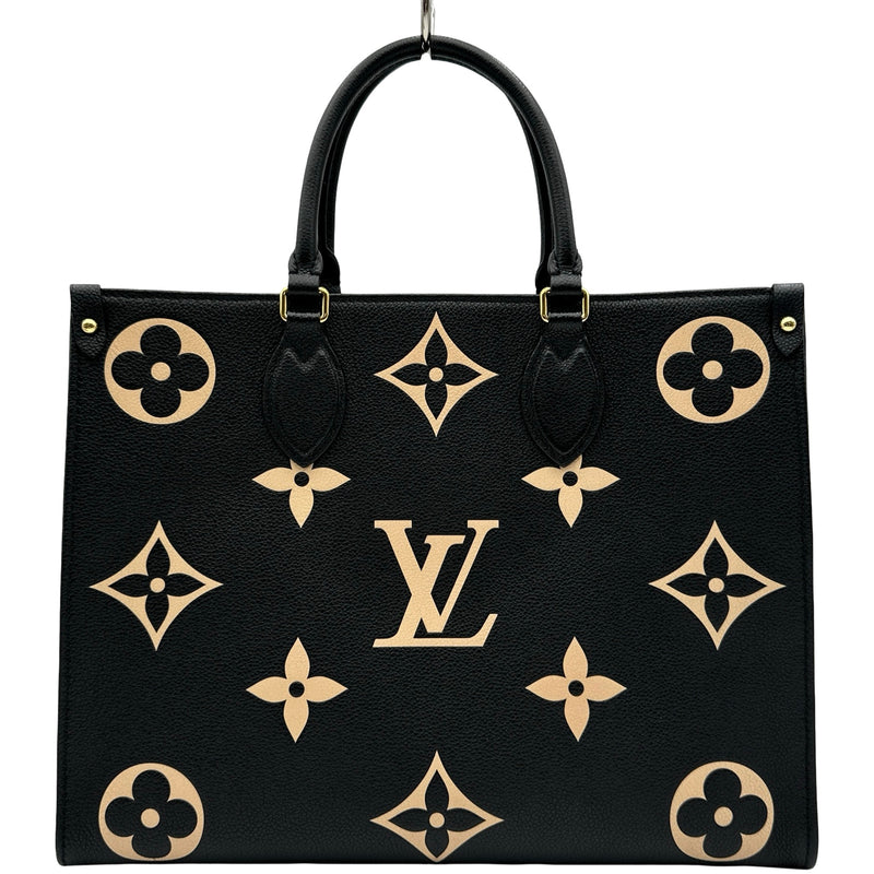 ルイ・ヴィトン LOUIS VUITTON オンザゴーMM M45495 ノワール/ベージュ