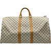 ルイ・ヴィトン LOUIS VUITTON キーポル・バンドリエール55 N41429 ホワイト アズール ユニセックス ボストンバッグ