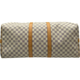 ルイ・ヴィトン LOUIS VUITTON キーポル・バンドリエール55 N41429 ホワイト アズール ユニセックス ボストンバッグ