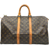 ルイ・ヴィトン LOUIS VUITTON キーポル45 M41428 ブラウン モノグラムキャンバス ユニセックス ボストンバッグ