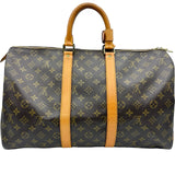ルイ・ヴィトン LOUIS VUITTON キーポル45 M41428 ブラウン モノグラム・キャンバス レディース ボストンバッグ