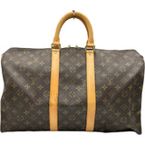 ルイ・ヴィトン LOUIS VUITTON キーポル 45 M41428 ブラウン モノグラムキャンバス ユニセックス ボストンバッグ