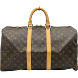 ルイ・ヴィトン LOUIS VUITTON キーポル 45 M41428 ブラウン モノグラムキャンバス ユニセックス ボストンバッグ