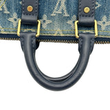 ルイ・ヴィトン LOUIS VUITTON キーポルXS NIGOコラボ M81011 ブルー モノグラム・デニム メンズ ショルダーバッグ