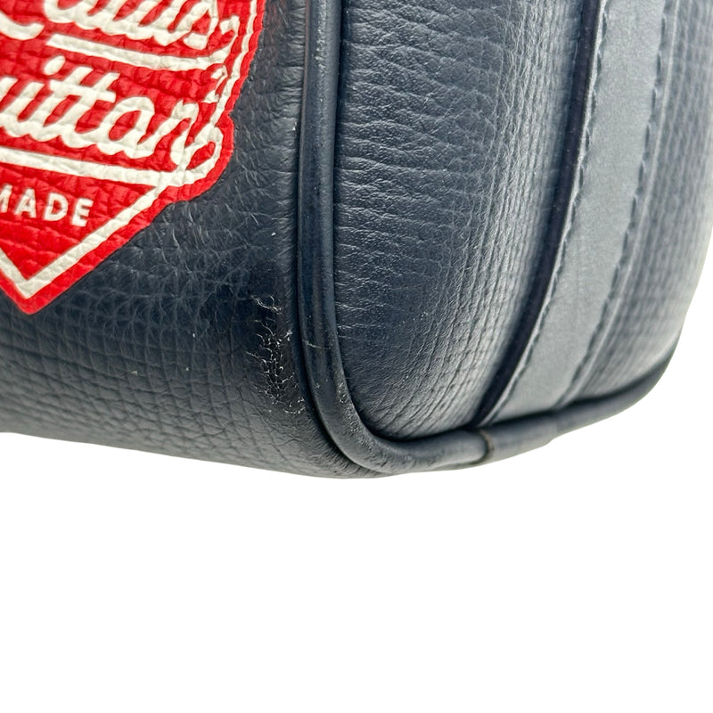 ルイ・ヴィトン LOUIS VUITTON キーポルXS NIGOコラボ M81011 ブルー