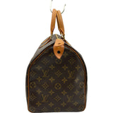 ルイ・ヴィトン LOUIS VUITTON スピーディ35 M41524 ブラウン モノグラムキャンバス ユニセックス ハンドバッグ