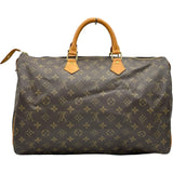 ルイ・ヴィトン LOUIS VUITTON スピーディ 40 M41522 ブラウン モノグラム・キャンバス ユニセックス ボストンバッグ