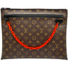 ルイ・ヴィトン LOUIS VUITTON ソーラーレイポシェットA4 M44484 ブラウン モノグラム・キャンバス ユニセックス クラッチバッグ