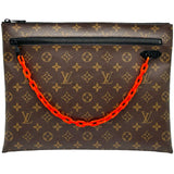 ルイ・ヴィトン LOUIS VUITTON ソーラーレイポシェットA4 M44484 ブラウン モノグラム・キャンバス ユニセックス クラッチバッグ