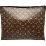 ルイ・ヴィトン LOUIS VUITTON ソーラーレイポシェットA4 M44484 ブラウン モノグラム・キャンバス ユニセックス クラッチバッグ