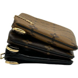ルイ・ヴィトン LOUIS VUITTON ポシェット・LV3 M45412 ブラウン/ブラック リバース レディース ショルダーバッグ