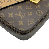 ルイ・ヴィトン LOUIS VUITTON ポシェット・メティスMM M44876 ブラウン モノグラム・リバース レディース ショルダーバッグ