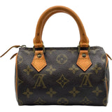 ルイ・ヴィトン LOUIS VUITTON ミニスピーディ M41534 ブラウン モノグラムキャンバス レディース ハンドバッグ
