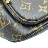 ルイ・ヴィトン LOUIS VUITTON ミニバムバッグ M82335 ブラウン モノグラム・キャンバス レディース ショルダーバッグ
