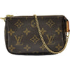 ルイ・ヴィトン LOUIS VUITTON ミニポシェット・アクセソワール M58009 ブラウン モノグラムキャンバス レディース ショルダーバッグ