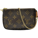 ルイ・ヴィトン LOUIS VUITTON ミニポシェット・アクセソワール M58009 ブラウン モノグラムキャンバス レディース ショルダーバッグ