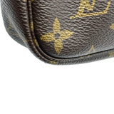 ルイ・ヴィトン LOUIS VUITTON ミニポシェット・アクセソワール M58009 ブラウン モノグラムキャンバス レディース ショルダーバッグ