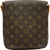 ルイ・ヴィトン LOUIS VUITTON ミュゼット・サルサ ショート M51258 ブラウン モノグラム ・キャンバス レディース ショルダーバッグ