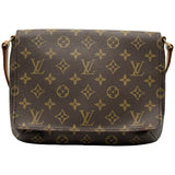 ルイ・ヴィトン LOUIS VUITTON ミュゼット・タンゴ ショート M51257 ブラウン モノグラム・キャンバス レディース ショルダーバッグ