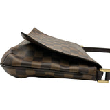 ルイ・ヴィトン LOUIS VUITTON ミュゼット・タンゴ ショート N51255 ブラウン ダミエ・エベヌ レディース ショルダーバッグ