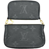 ルイ・ヴィトン LOUIS VUITTON ミュルティ・ポシェット・アクセソワール M80399 ノワール モノグラム・アンプラント レディース ショルダーバッグ